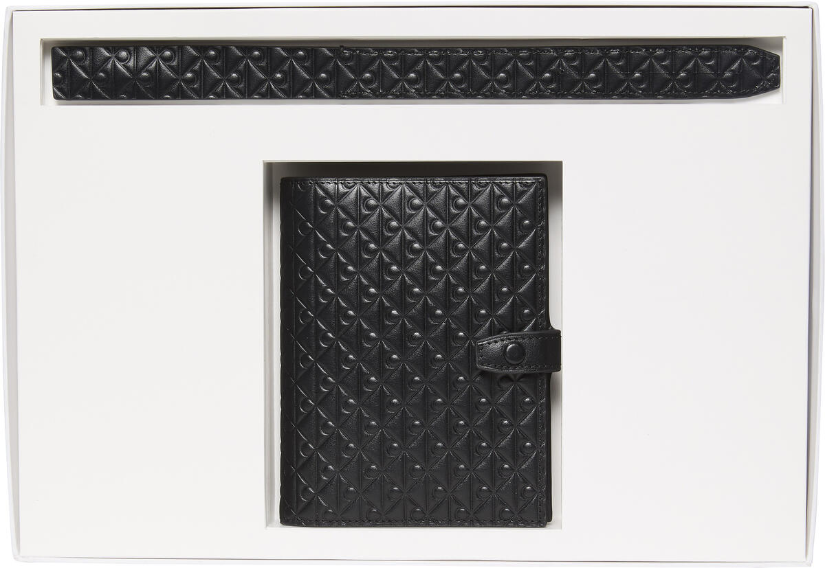 Calvin Klein PASSPORT + LUGGAGE TAG GIFTSET Gri Erkek Çanta & Cüzdan