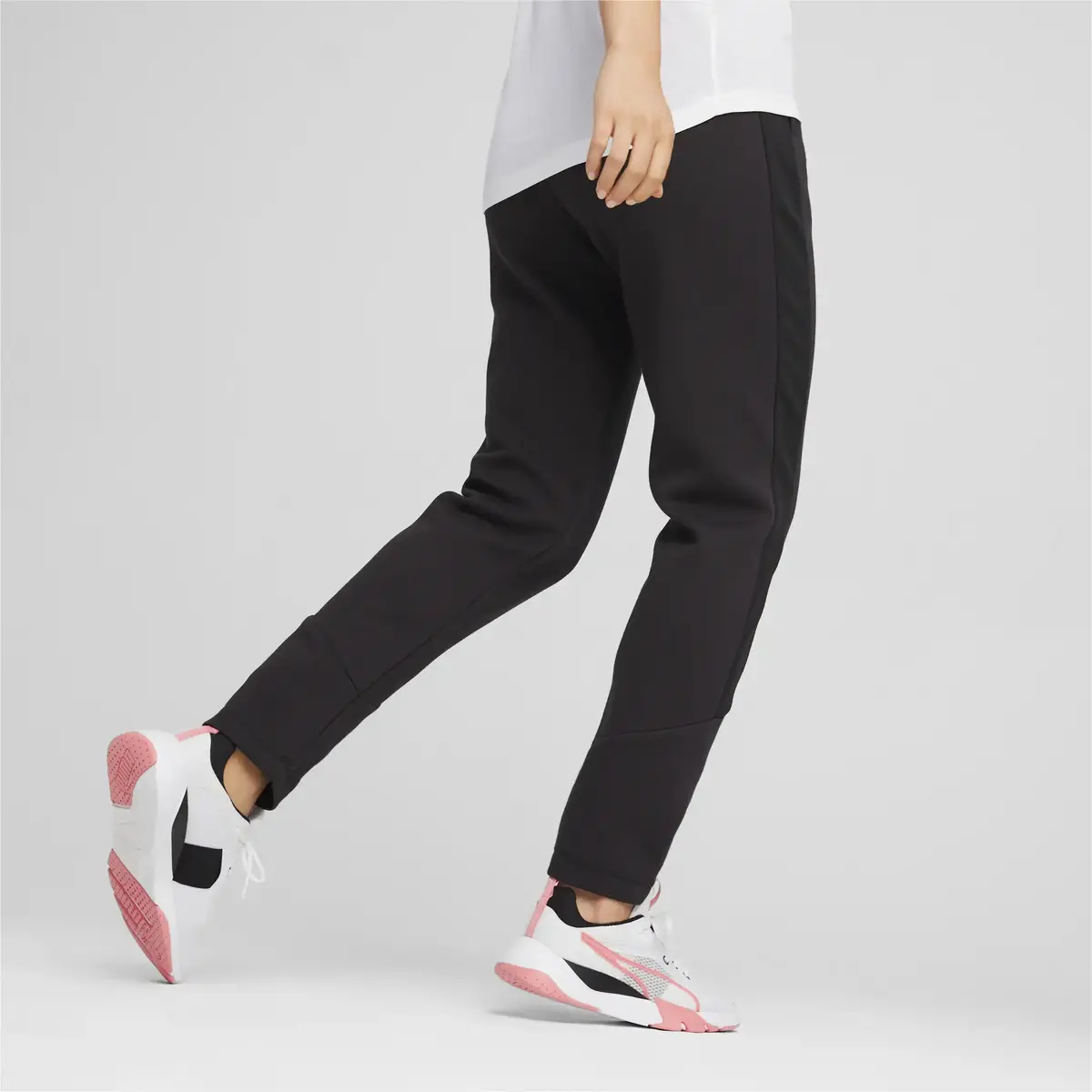 Puma EVOSTRIPE High-Waist Pants Siyah Kadın Eşofman Altı