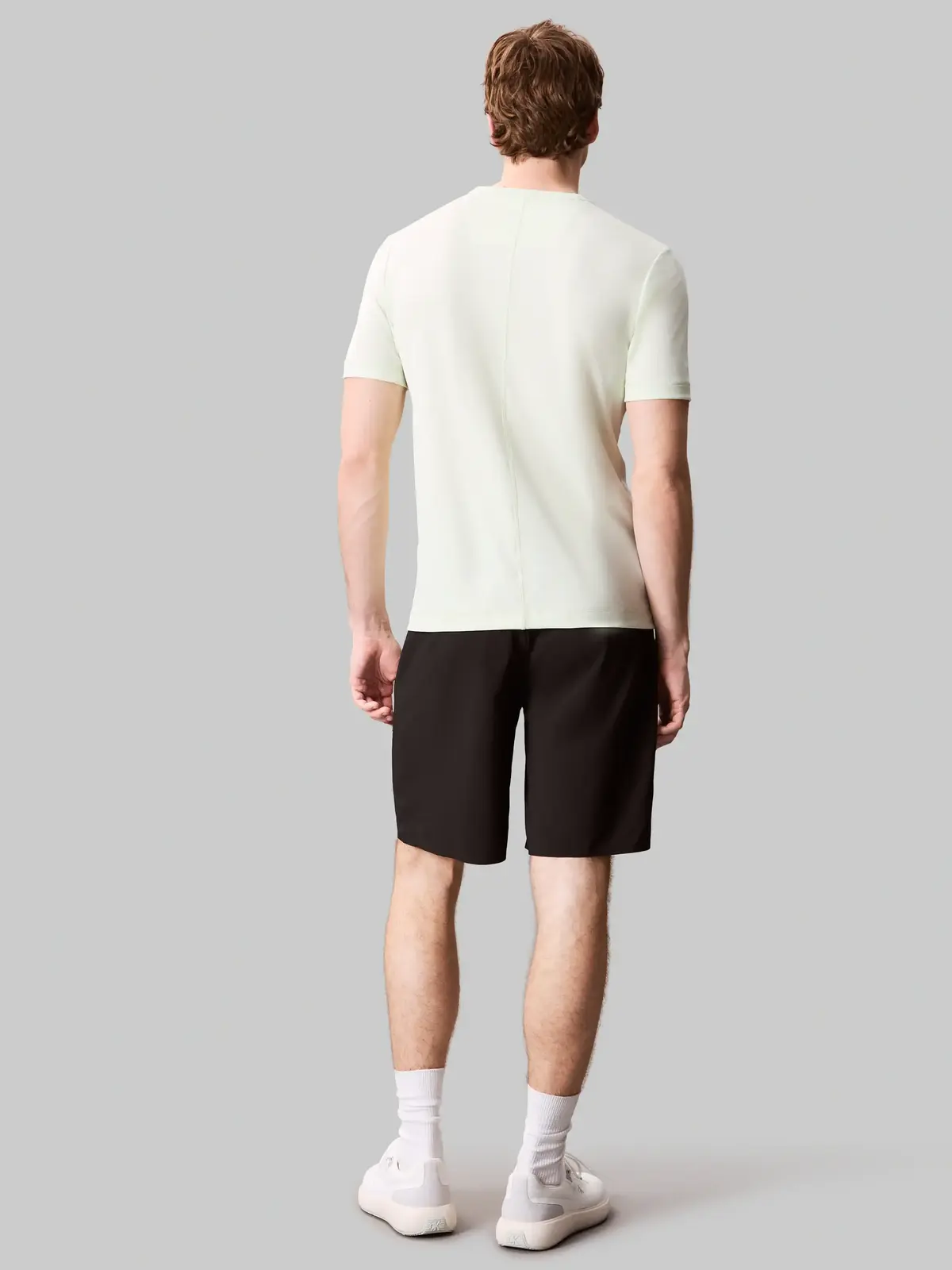 Calvin Klein WO - S/S T-SHIRT Yeşil Erkek Tişört