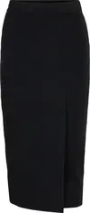 Calvin Klein RIB FITTED SKIRT Kadın Siyah Etek
