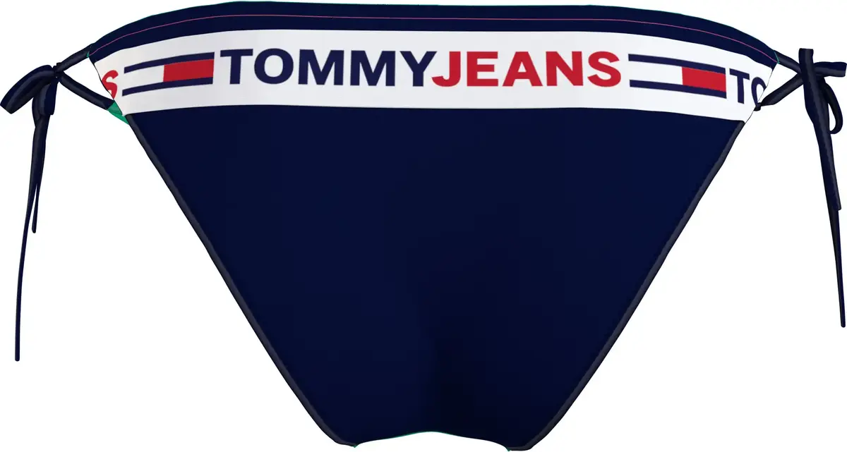 Tommy Hilfiger STRING SIDE TIE CHEE Kadın Yeşil Bikini Altı
