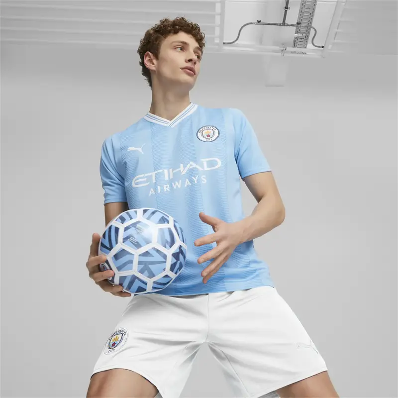 Puma MCFC Home Jersey Mavi Erkek Takım Forması