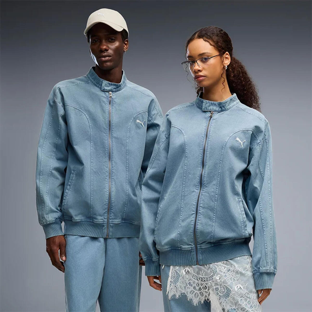 Puma FUTURE.PUMA.ARCHIVE T7 Relax Mavi Unisex Ceket