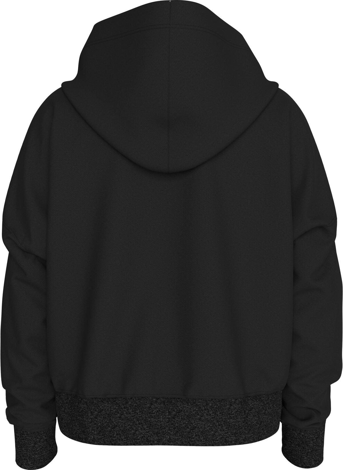 Calvin Klein CK LOGO BOXY HOODIE Kadın Siyah Hoodie