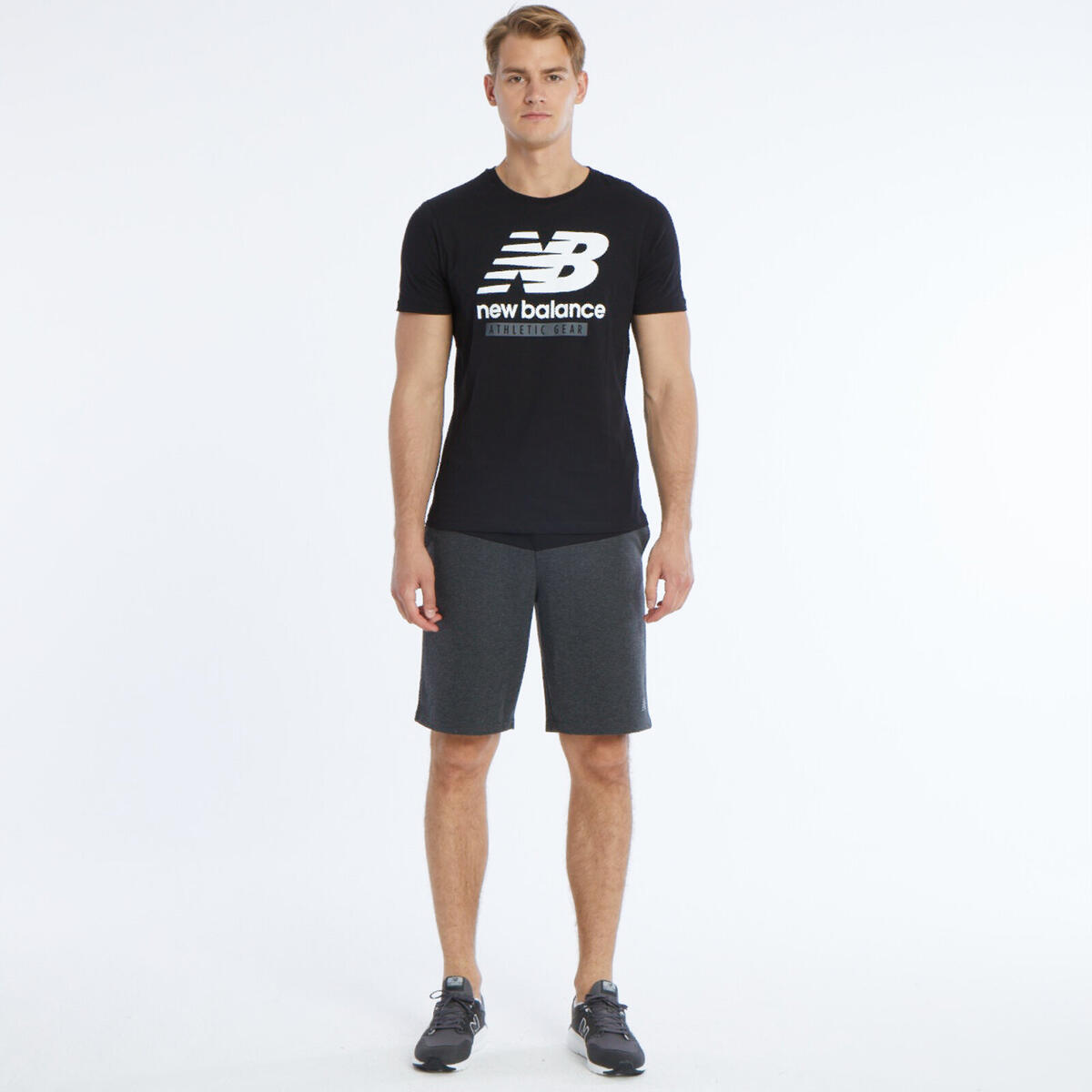 New Balance MNT1205 Erkek Siyah T-Shirt