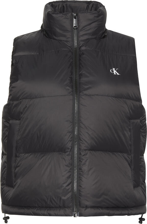 Calvin Klein ESSENTIAL MIDWEIGHT PUFFER VEST Siyah Kadın Yelek