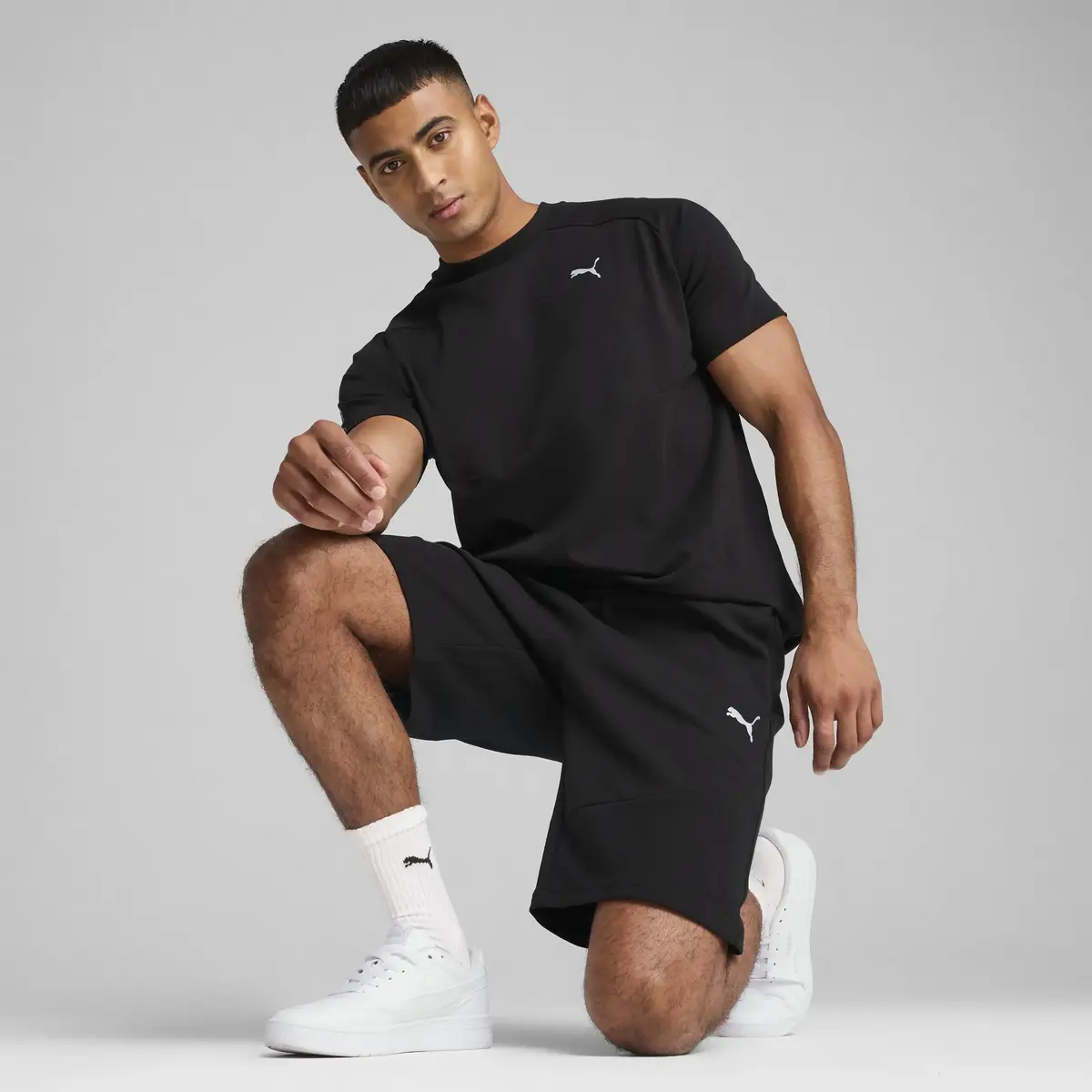 Puma PUMATECH Tee Siyah Erkek T-Shirt