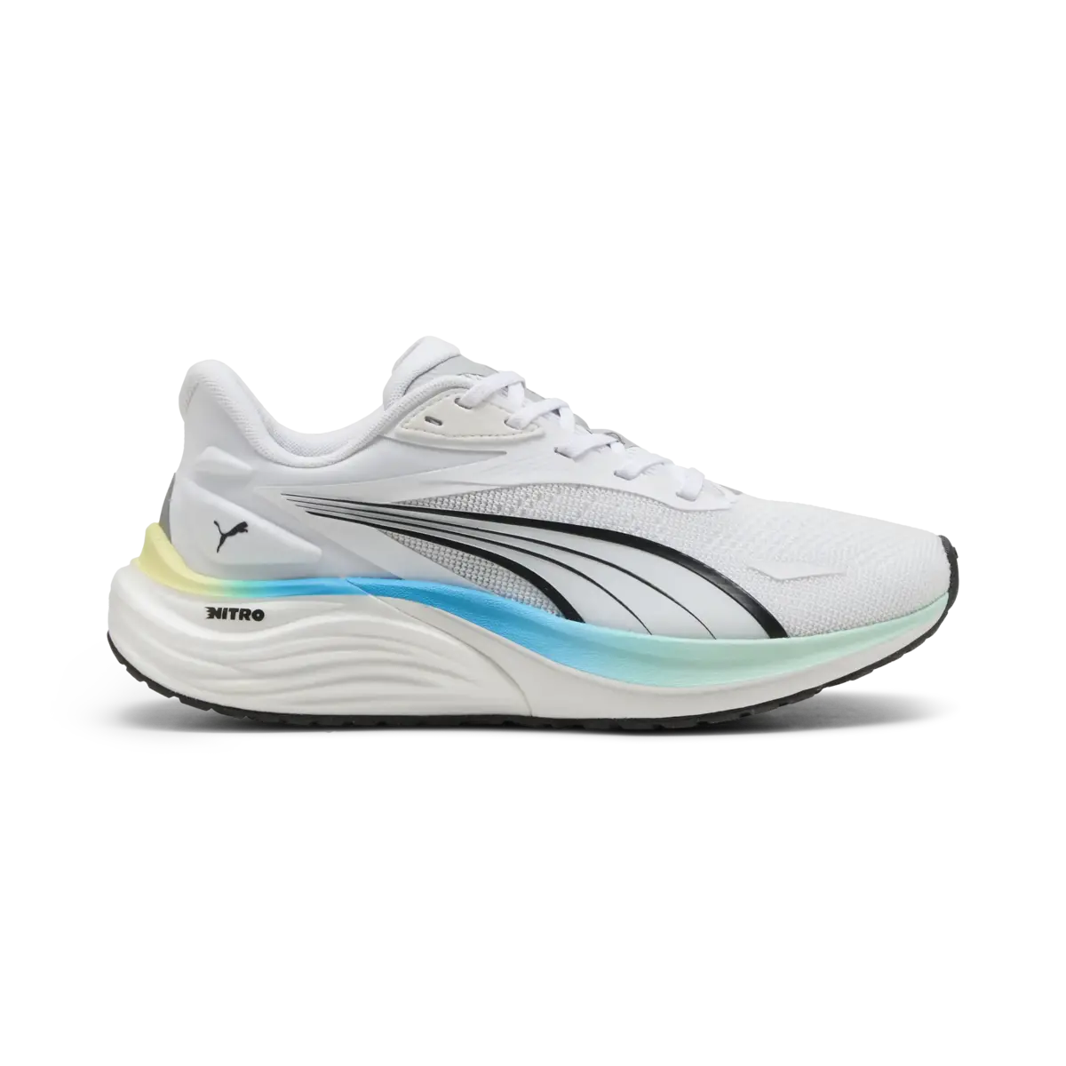 PUMA Electrify NITROTM4 Wns Beyaz Kadın Yürüyüş ve Koşu Ayakkabısı
