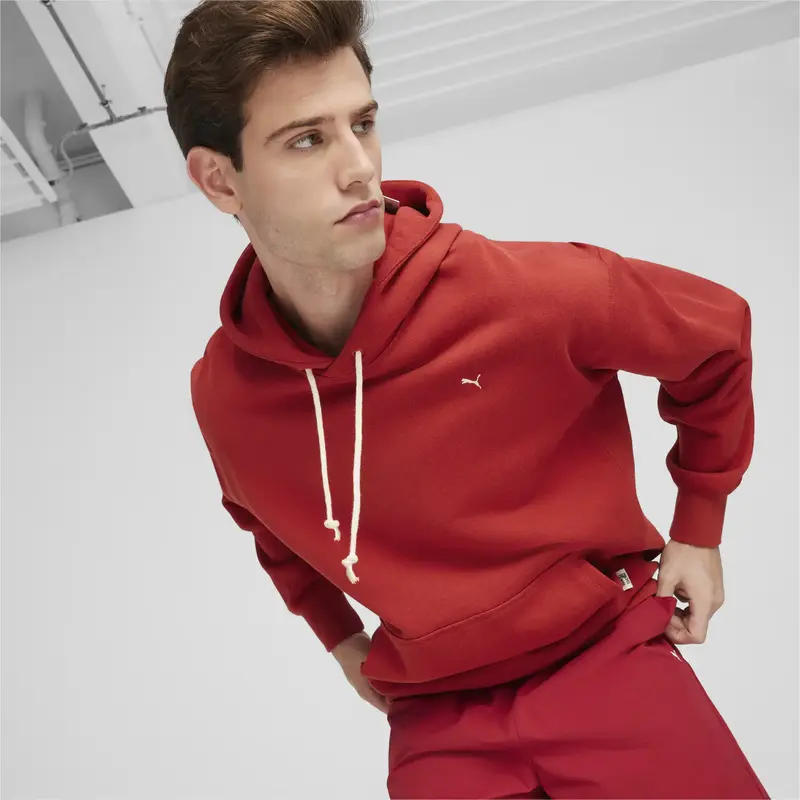 Puma MMQ Hoodie Kırmızı Erkek Sweatshirt