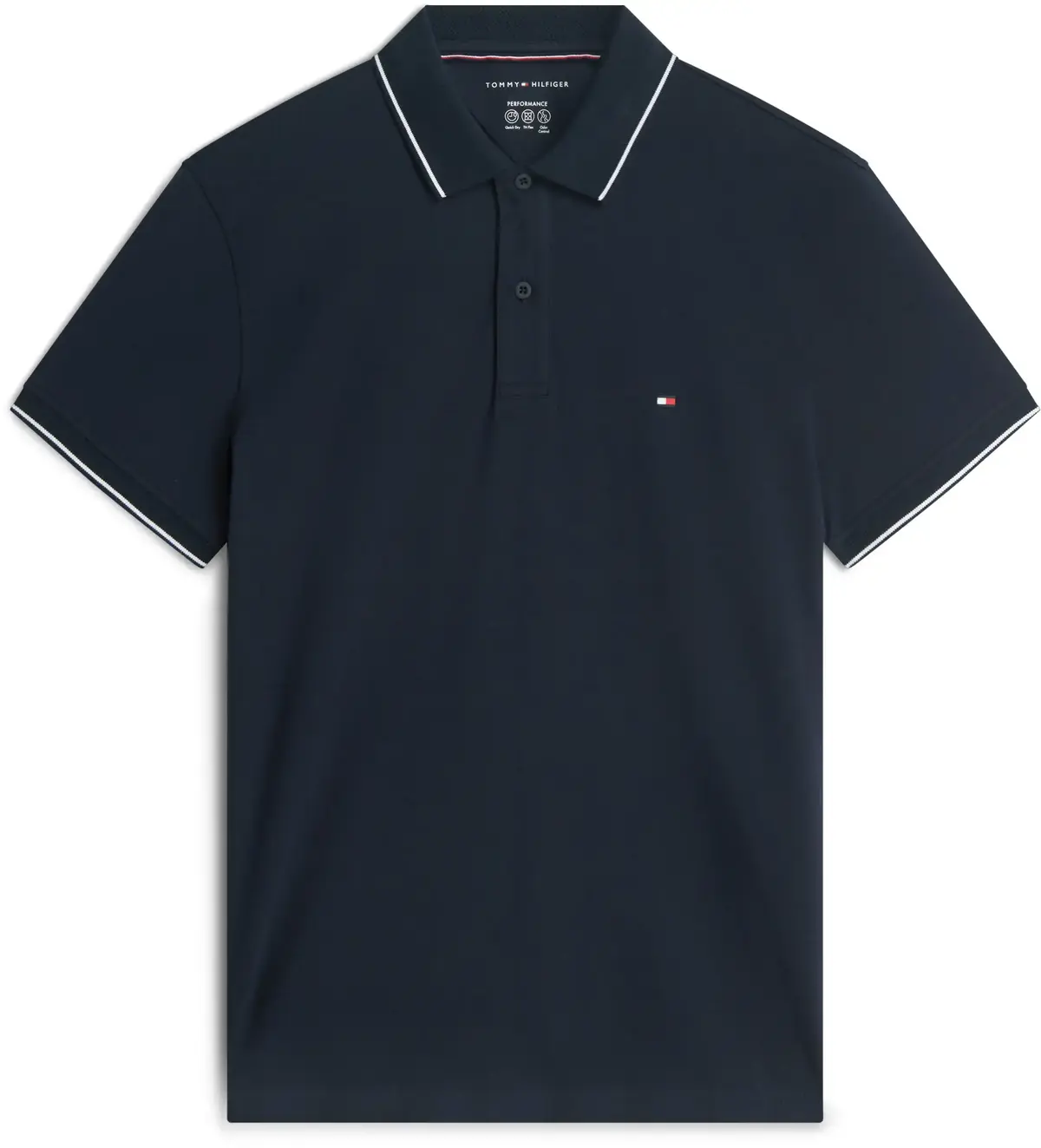 Tommy Hilfiger PERFORMANCE JERSEY R, DW5 Siyah Erkek T-Shirt & Polo