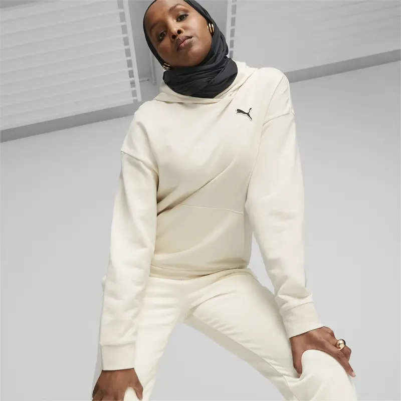 Puma BETTER ESSENTIALS Hoodie Bej Kadın Hoodie