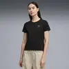 Puma ESS ELEVATED Tee TK W Siyah Kadın T-Shirt