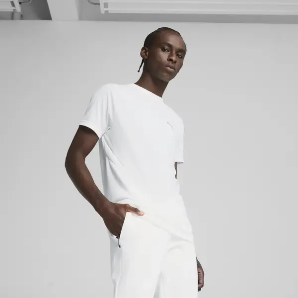 PUMA EVOSTRIPE Tee Beyaz Erkek T-Shirt