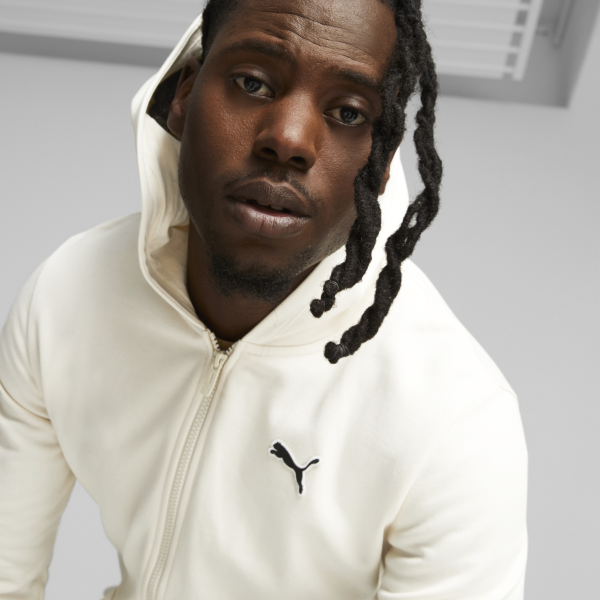 Puma BETTER ESSENTIALS FZ Hoodie Bej Erkek Fermuarlı Ceket