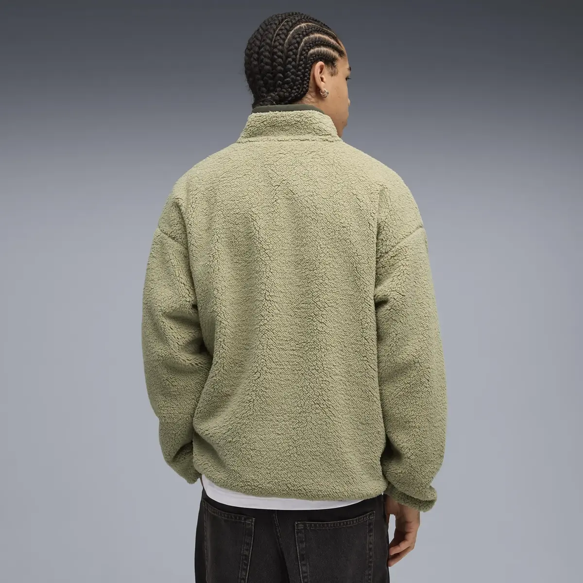 Puma Reversible Sherpa Jacket Haki Erkek Mont