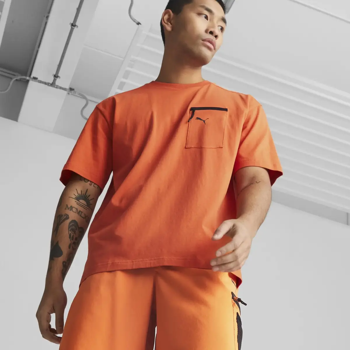 Puma Open Road Tee Orange Erkek T-shirt