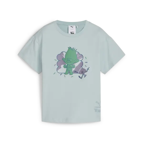 Puma X TROLLS Graphic Tee Mavi Erkek T-Shirt & Polo