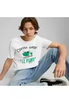 Puma GRAPHICS LE PUMA Tee Beyaz Erkek T-Shirt
