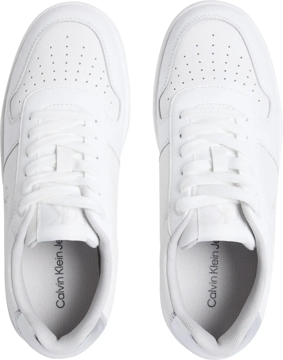 Calvin Klein BASKET CUPSOLE LOW M, 0LI Beyaz Kadın Spor Ayakkabı & Sneaker