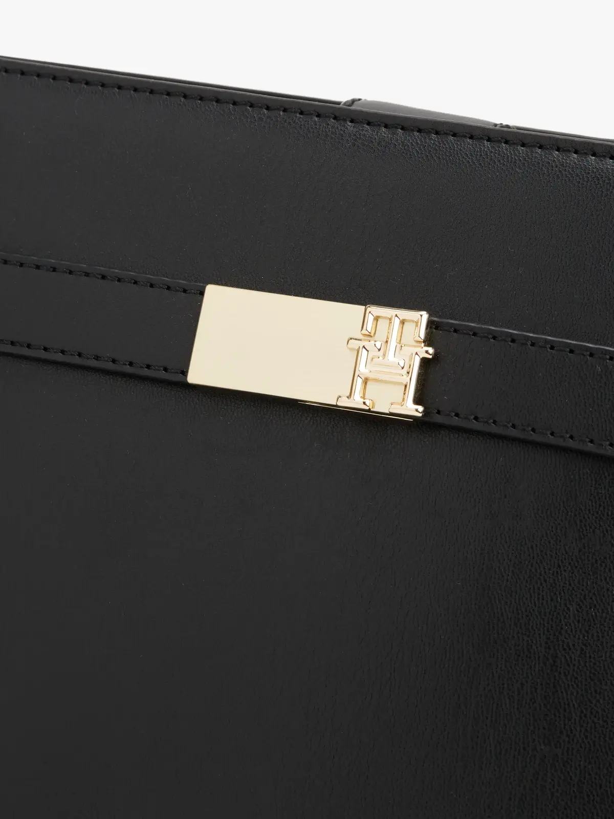 Tommy Hilfiger TH HERITAGE SHOULDER, BDS Siyah Kadın Çanta & Cüzdan