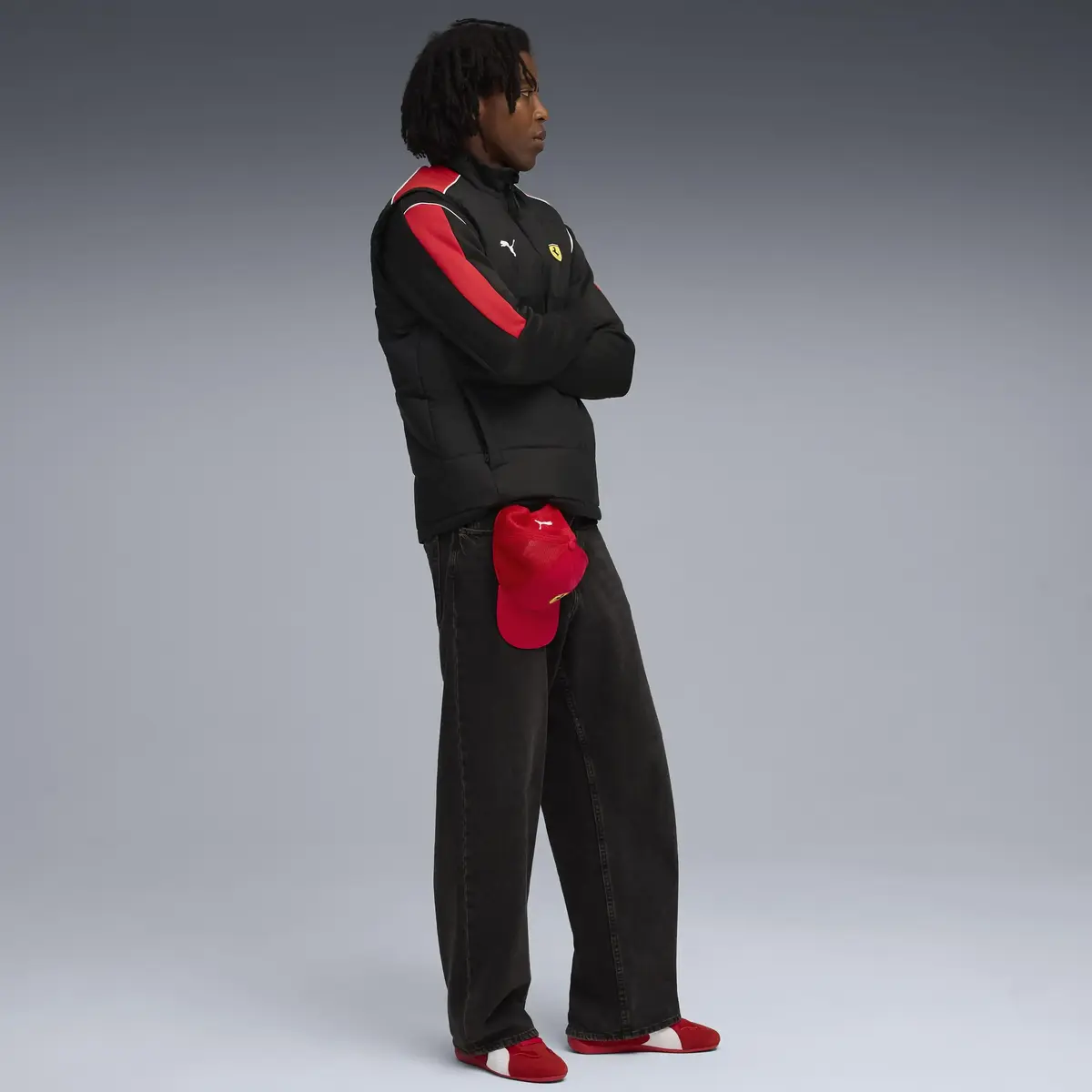 Puma Ferrari MT7 Padded Vest Siyah Erkek Yelek