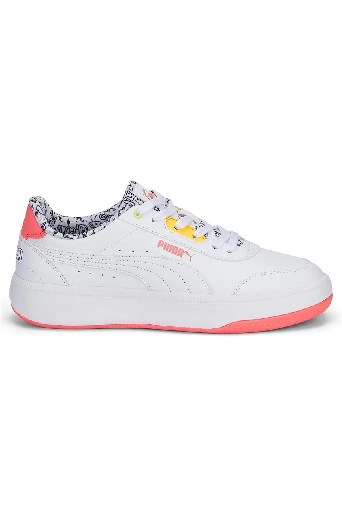Puma Tori Me Happy Beyaz Kadın Günlük Spor Ayakkabı