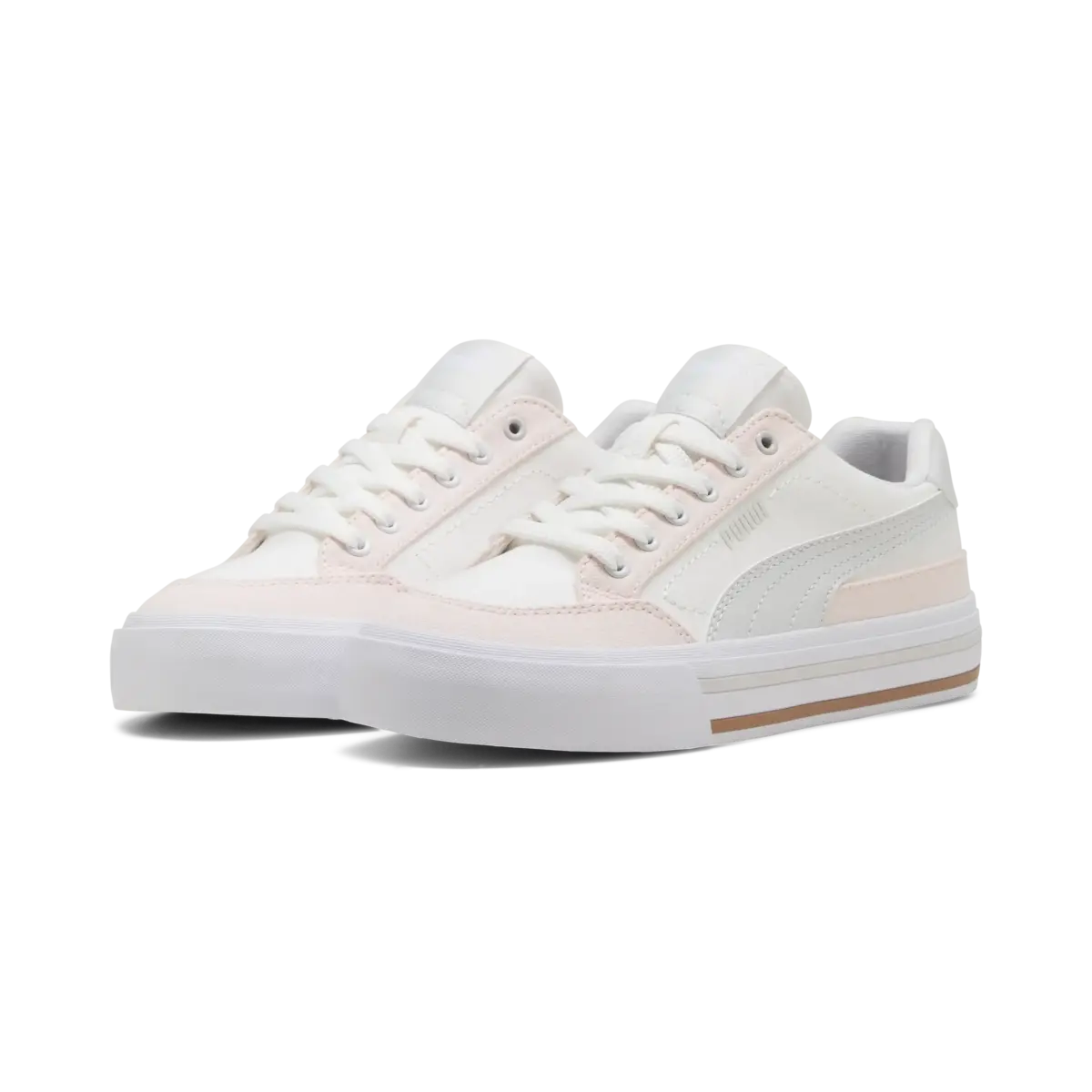 PUMA Court Classic Vulc FS PUMA White-Feather Beyaz Kadın Spor Ayakkabı