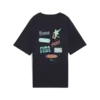 PUMA WARDROBE ESS Graphic Tee Lacivert Kadın T-Shirt