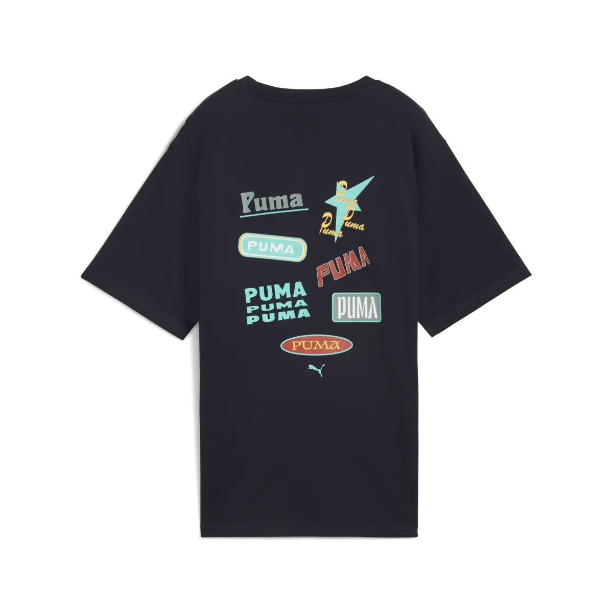 PUMA WARDROBE ESS Graphic Tee Lacivert Kadın T-Shirt