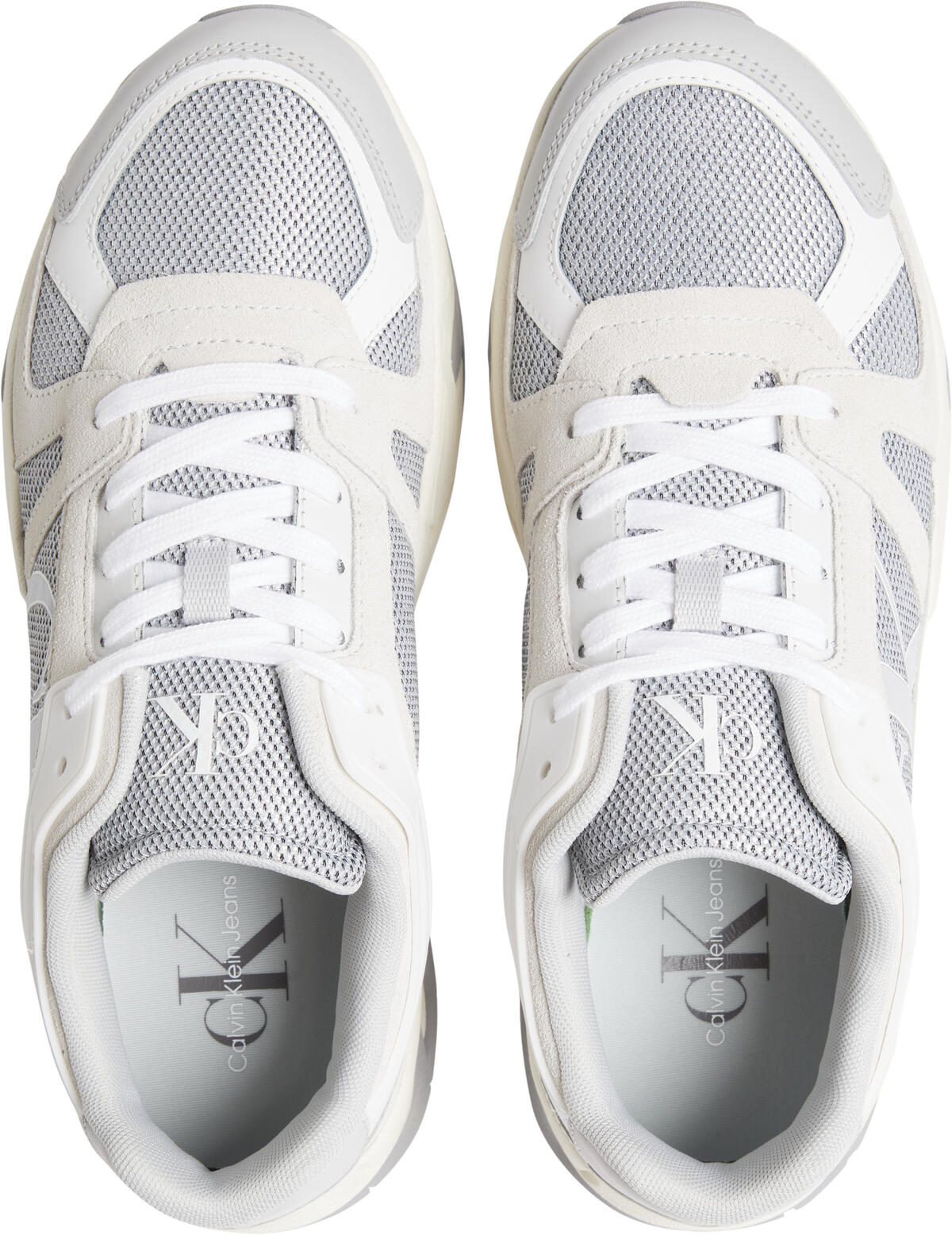 Calvin Klein CHUNKY RUNNER VIBRAM Erkek Krem Günlük Spor Ayakkabı