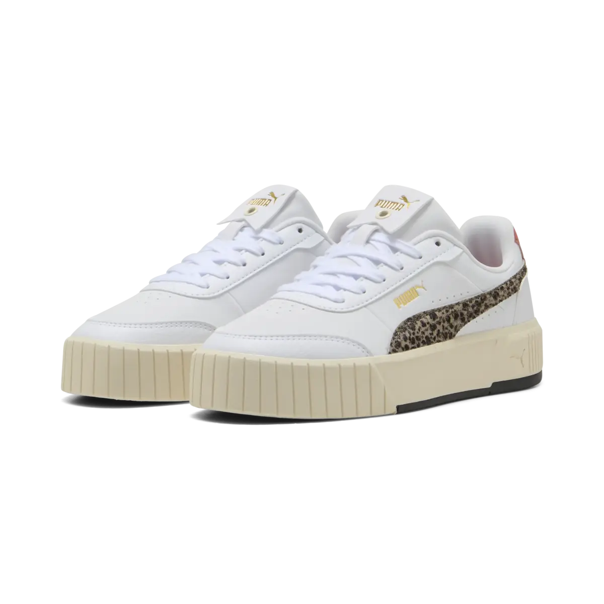 Puma Carina Mia Animal Flair Beyaz Kadın Spor Ayakkabı & Sneaker