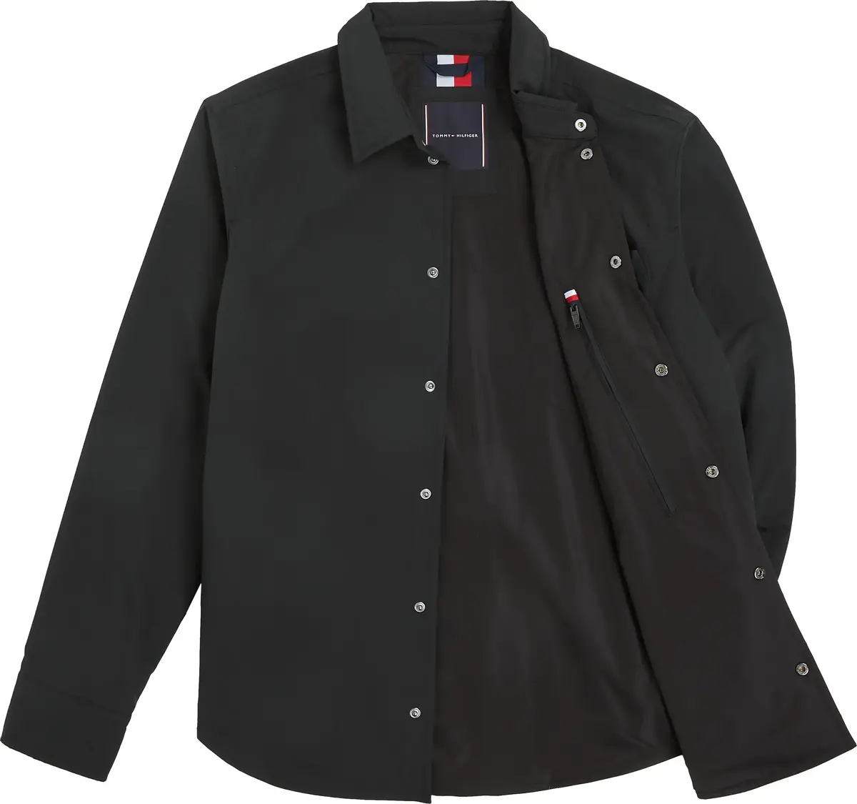 Tommy Hilfiger LW PACKABLE SHIRT JA, BDS Siyah Erkek Gömlek