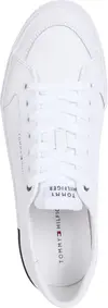 Tommy Hilfiger CORE CORPORATE VULC, YBS Beyaz Erkek Spor Ayakkabı & Sneaker