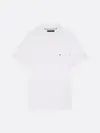 Tommy Hilfiger PERFORMANCE PIQUE RE, YBR Beyaz Erkek T-Shirt & Polo