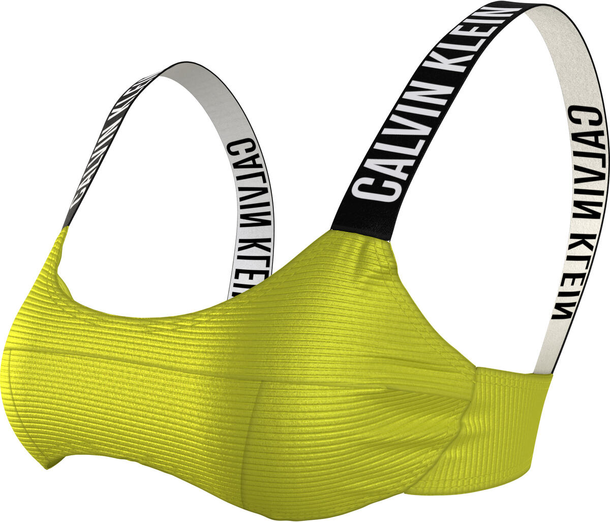Calvin Klein BRALETTE-UW Kadın Sarı Bikini Üstü