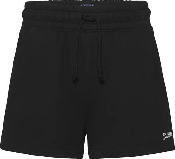 Tommy Hilfiger TJW SCRIPT SHORT EXT, BDS Siyah Kadın Şort