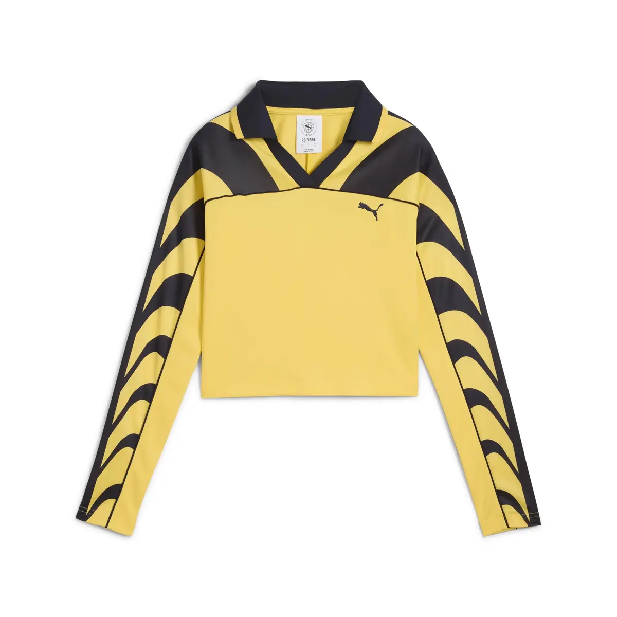 PUMA FUTURE.PUMA.ARCHIVE Jersey Sarı Kadın Crop