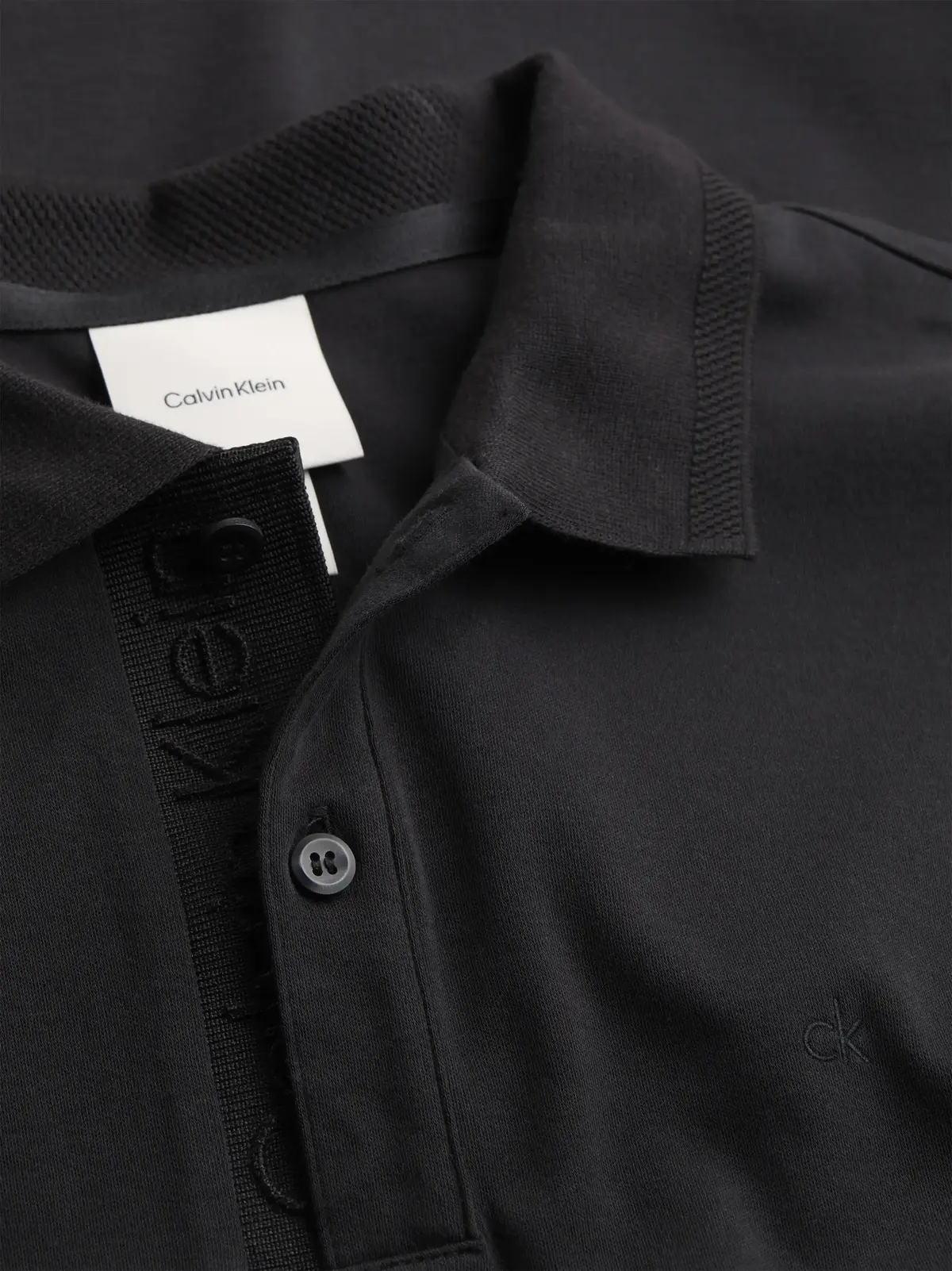 Calvin Klein LIQUID TOUCH TEXTURE, BEH Siyah Erkek T-Shirt & Polo