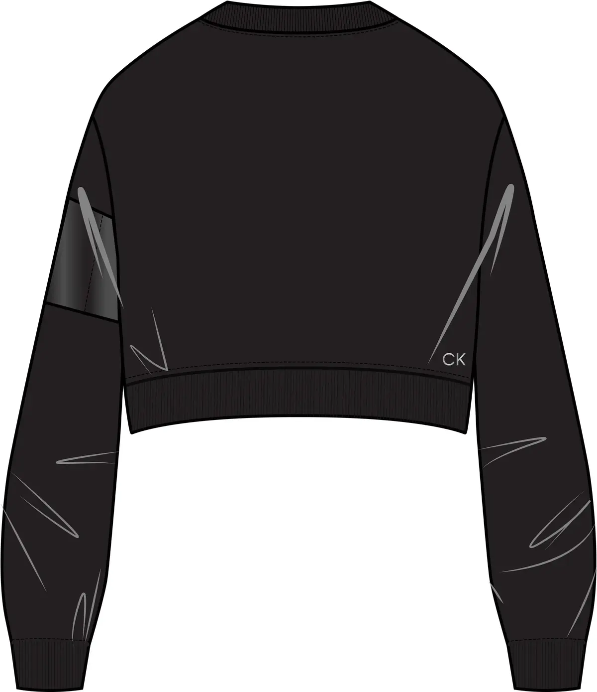 Calvin Klein PW - Pullover Kadın Siyah Sweatshirt
