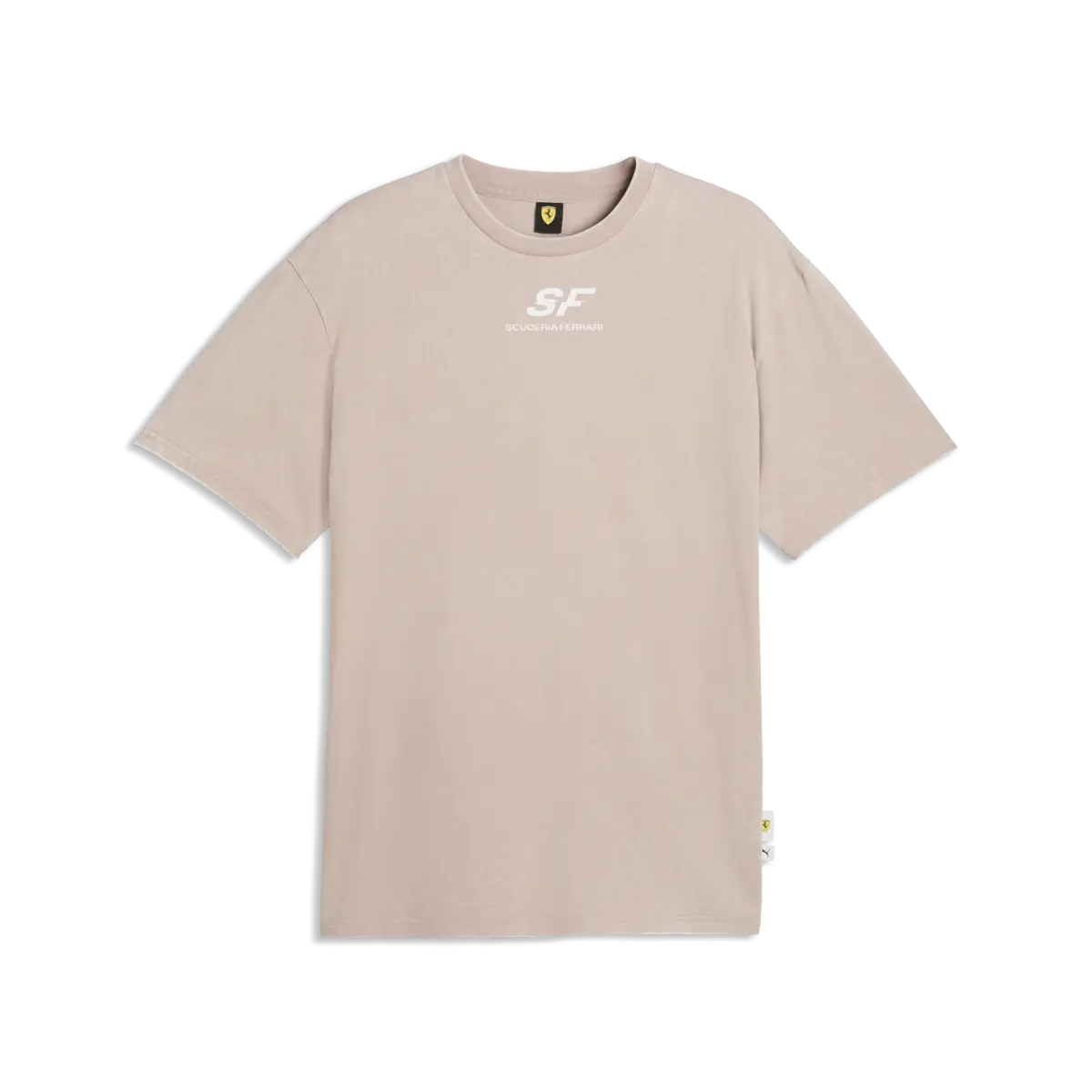 PUMA Ferrari Car Graphic Tee II Rose Latte Pembe Erkek T-Shirt & Polo