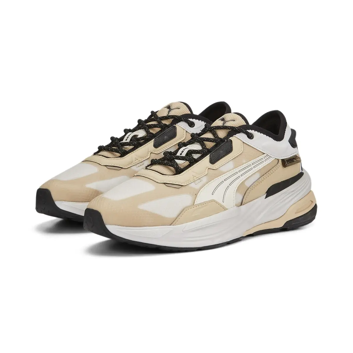 Puma Extent Nitro Concrete Jungle Bej Unisex Günlük Spor Ayakkabı