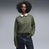 PUMA PUMA CLASS Longsleeve Polo Yeşil Kadın T-Shirt & Polo