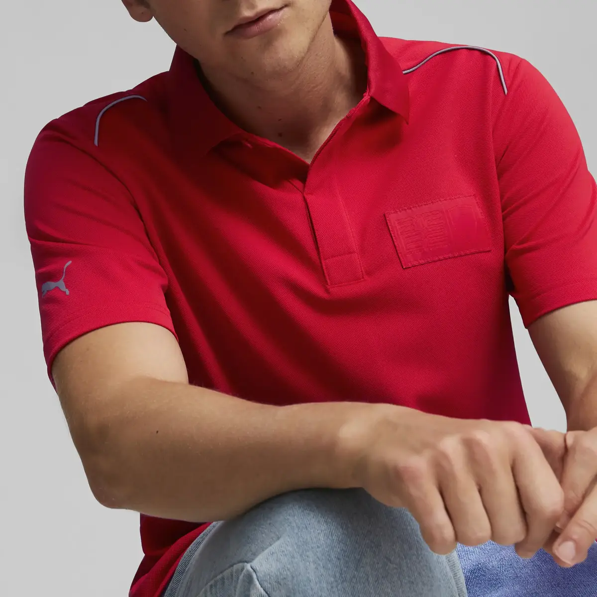 Puma Ferrari Style Polo Kırmızı Erkek Polo T-Shirt