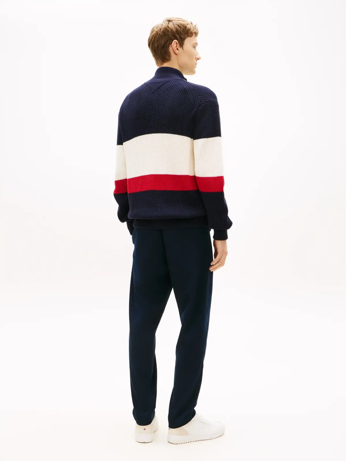 Tommy Hilfiger RWB RIB CHEST STRIPE, DW5 Lacivert Erkek Ceket