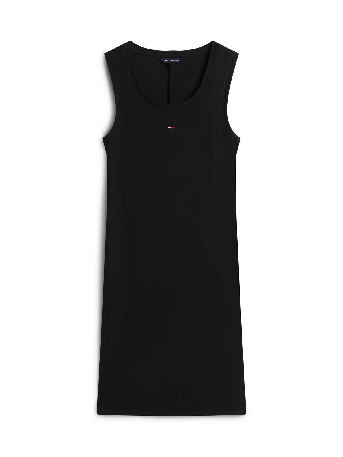 Tommy Hilfiger TJW ESSENTIAL RIB BO, BDS Siyah Kadın Elbise-Etek