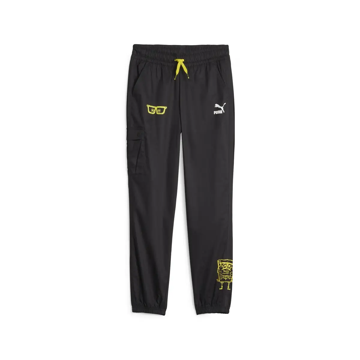 Puma X SPONGEBOB Twill Pants Siyah Unisex Eşofman Altı