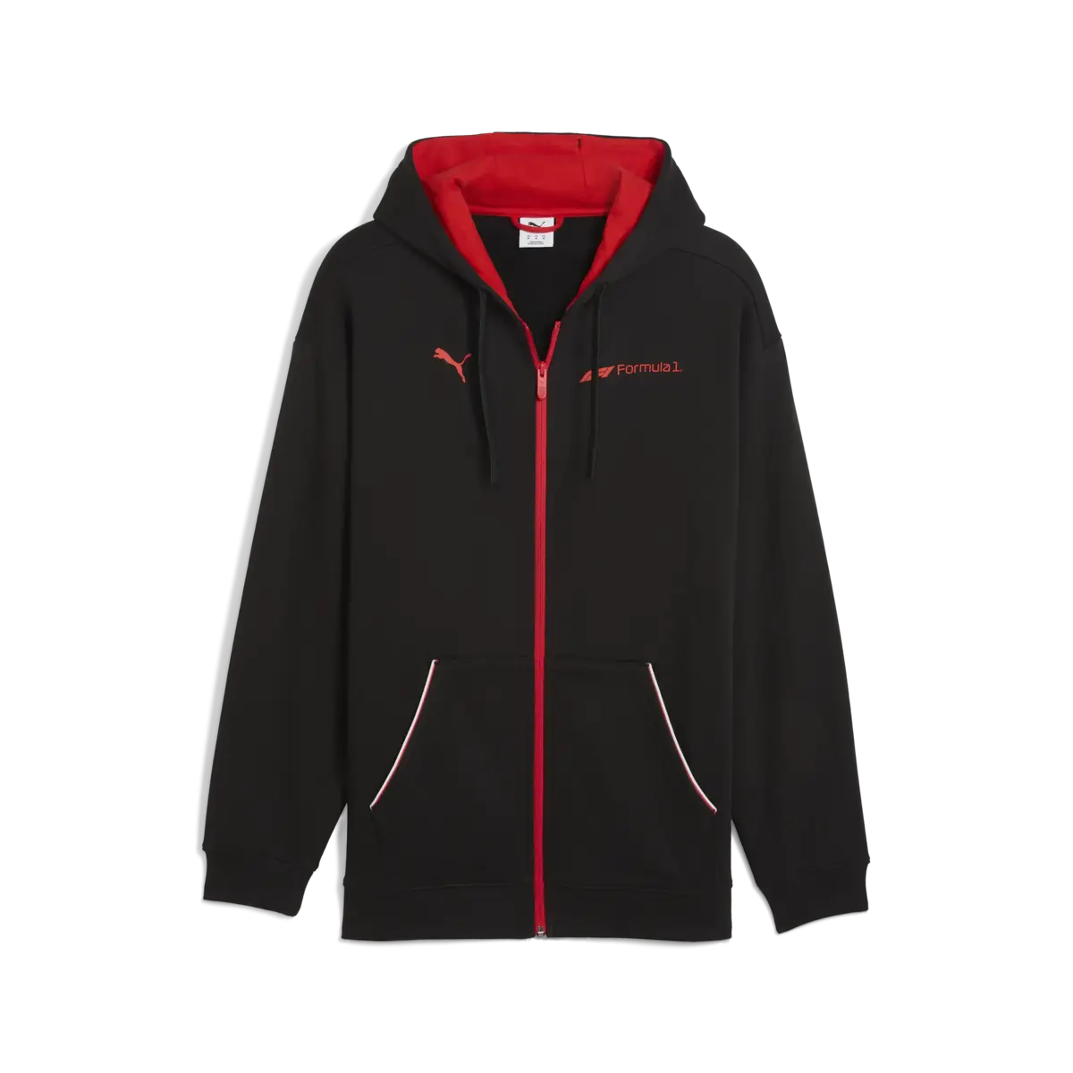 Puma F1 Essential+ Fullzip Hoodie Siyah Erkek Sweatshirt