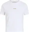 Calvin Klein PLACED INSTITUTIONAL, YAA Beyaz Kadın T-Shirt & Polo