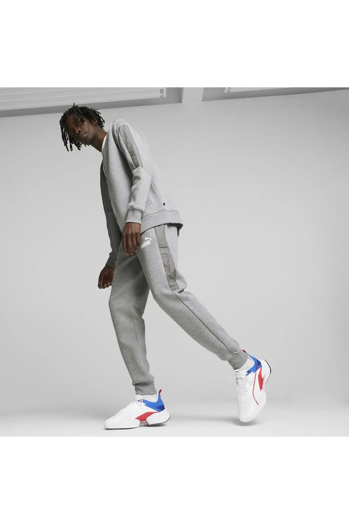 Puma BMW MMS MT7 Sweat Pants, cc Gri Erkek Eşofman Altı