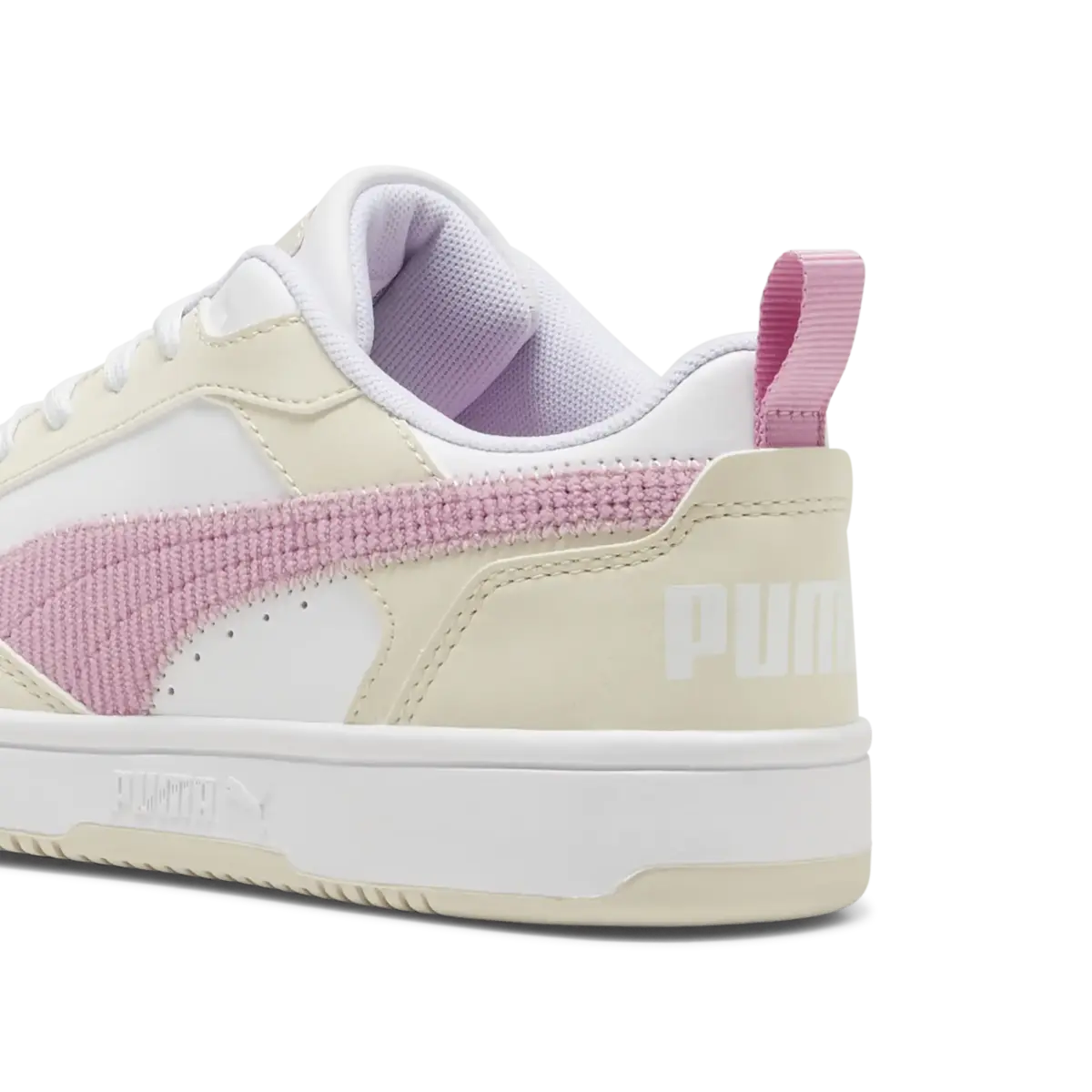 Puma Rebound V6 Lo Cord Jr Bej Kadın Spor Ayakkabı